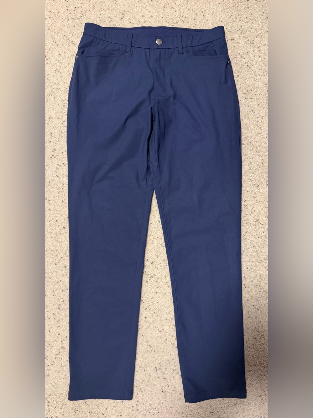 CRZ YOGA Men's Navy Chino-Style Straight Pants